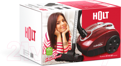 Пылесос Holt HT-VC-007 (красный)