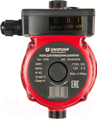 Циркуляционный насос Unipump UPA 15-120 - фото