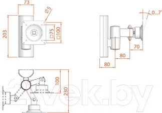 Кронштейн для телевизора Electric Light КБ-01-11