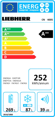 Холодильник с морозильником Liebherr CN 4005