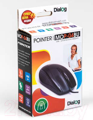 Мышь Dialog Pointer MOP-04BU