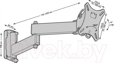 Кронштейн для телевизора Патрон АК-105