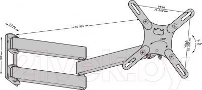 Кронштейн для телевизора Патрон АК-205