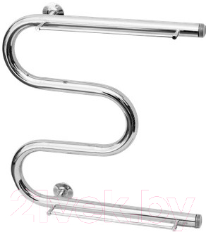 Полотенцесушитель водяной Terminus М-образный 32 ПС 600x500 (с полкой) - фото