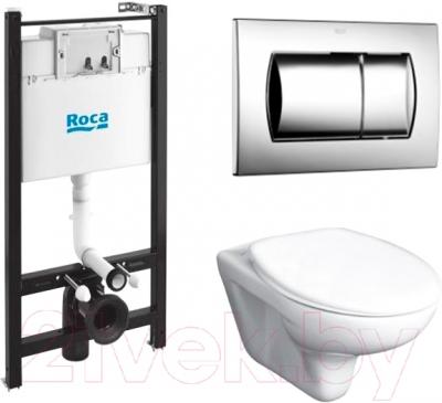 Унитаз подвесной с инсталляцией Roca Victoria 893100000 - фото