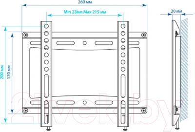 Кронштейн для телевизора Kromax Ideal-5