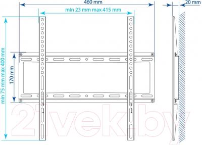 Кронштейн для телевизора Kromax Ideal-3