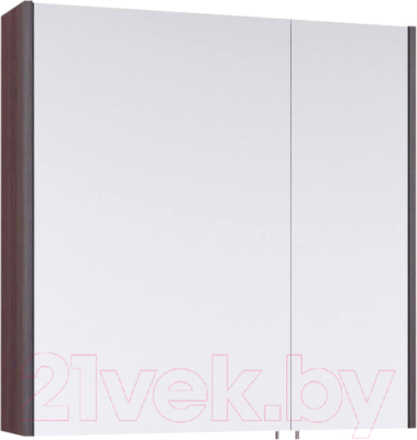 Шкаф с зеркалом для ванной Aqwella Командор / Kom.04.07/VM - фото