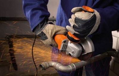 Профессиональная угловая шлифмашина AEG Powertools WS 10-125