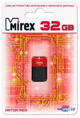 USB flash накопитель Mirex Arton Red 32GB (13600-FMUART32)