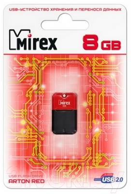 Usb flash накопитель Mirex Arton Red 8GB (13600-FMUART08)