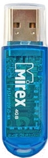 USB flash накопитель Mirex Elf Blue 4GB (13600-FMUBLE04) - фото