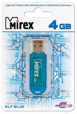 USB flash накопитель Mirex Elf Blue 4GB (13600-FMUBLE04)