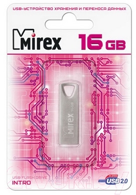 Usb flash накопитель Mirex Intro 16GB (13600-ITRNTO16)