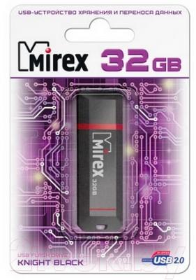 USB flash накопитель Mirex Knight Black 32GB (13600-FMUKNT32)