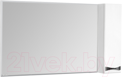 Шкаф с зеркалом для ванной Акватон Диор 120 (1A110702DR01R) - фото