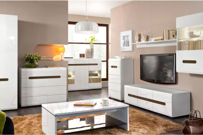 Тумба Black Red White Azteca S205-RTV2D2S/4/15