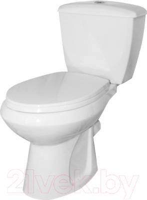 Унитаз напольный Оскольская керамика Элисса (белый, нижний подвод) - фото