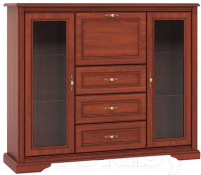 Тумба Black Red White Kentaki S320-KOM2W3S1B - фото