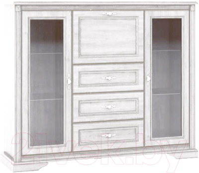 Тумба Black Red White Kentaki S320-KOM2W3S1B - фото