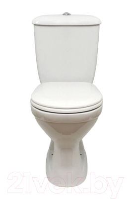 Унитаз напольный Оскольская керамика Суперкомпакт (белый, косой выпуск)