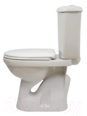 Унитаз напольный Оскольская керамика Суперкомпакт (белый, вертикальный выпуск)