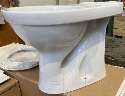 Унитаз напольный Оскольская керамика Суперкомпакт (белый, вертикальный выпуск)