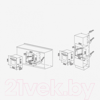 Электрический духовой шкаф Exiteq F41MR