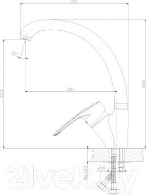 Смеситель Rossinka Silvermix T40-23