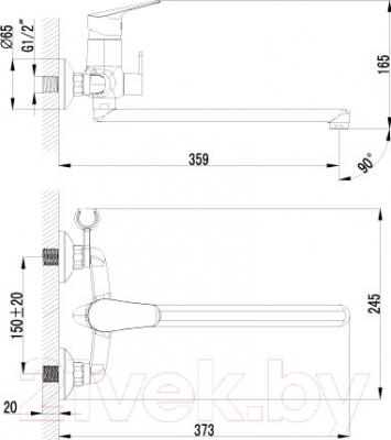 Смеситель LEMARK LM6551C