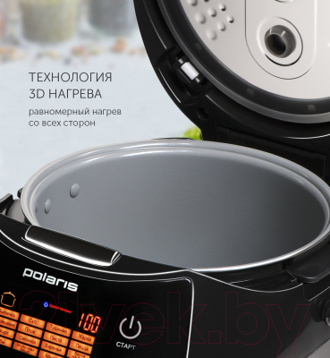 Мультиварка Polaris PMC 0517AD (черный/сталь)