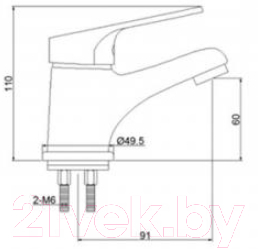 Смеситель Frap H13 F1013