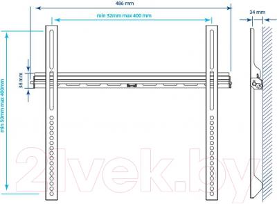 Кронштейн для телевизора Kromax Vega-11