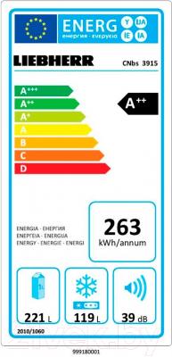 Холодильник с морозильником Liebherr CNbs 3915