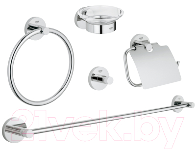 Набор аксессуаров для ванной и туалета GROHE Essentials 40344001 - фото