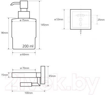Дозатор для жидкого мыла Bemeta 132109182