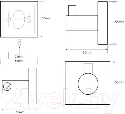 Крючок для ванной Bemeta 132106022
