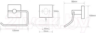 Держатель для туалетной бумаги Bemeta 132112042