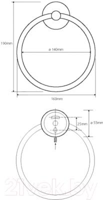 Кольцо для полотенца Bemeta 104104062