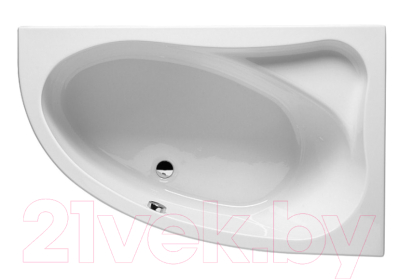 Ванна акриловая Riho Lyra 153 L / BA68005 - фото