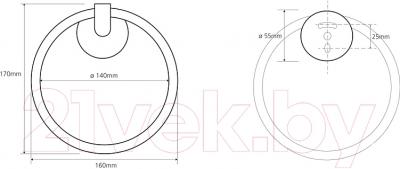Кольцо для полотенца Bemeta 104204062