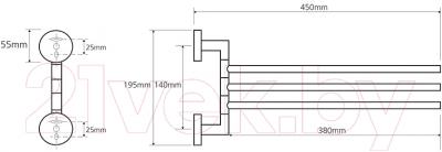 Держатель для полотенца Bemeta 104204112
