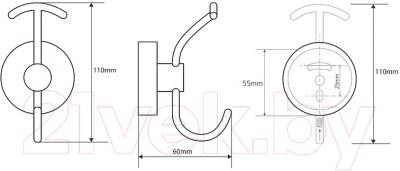 Крючок для ванной Bemeta 104105252