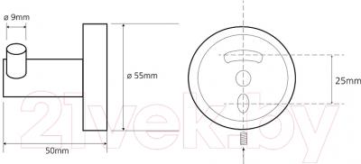 Крючок для ванной Bemeta 104106032