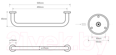 Поручень Bemeta 102307052