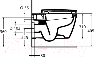 Унитаз подвесной Ideal Standard Connect E803501