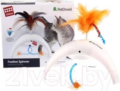 Игрушка для кошек Gigwi Feather Spinner 75312