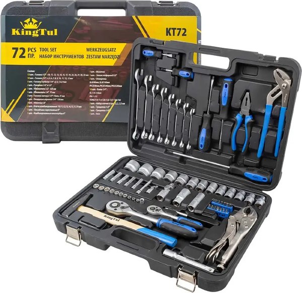 Универсальный набор инструментов KingTul KT72
