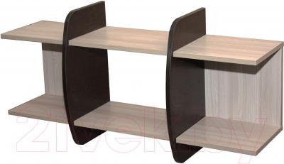 Полка Мебель-Класс Вегас-1 (венге/ясень шимо светлый) - фото