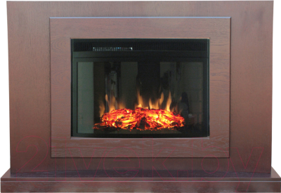 Портал для камина Смолком Lucca FS25 (махагон коричневый антик)